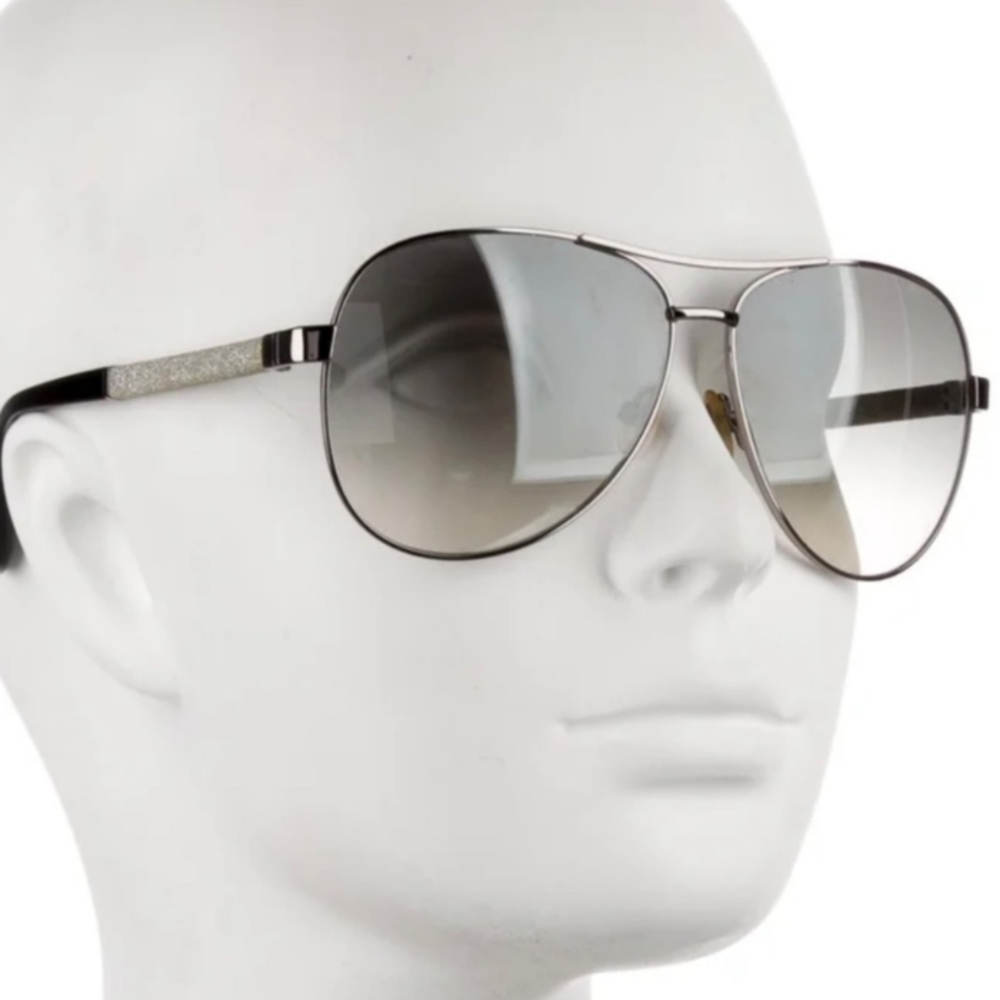 Jimmy Choo Gold  Aviator Sunglasses